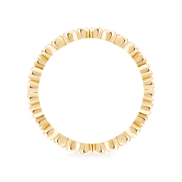 Stackable Diamond Splash Ring, Yellow Gold